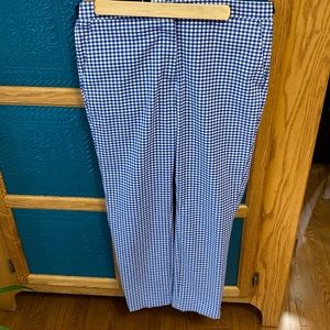 Zara gingham checked ankle pants